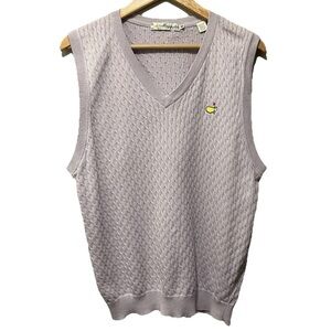 Magnolia Lane Masters Ladies Sweater Vest Medium Pink Augusta National Golf